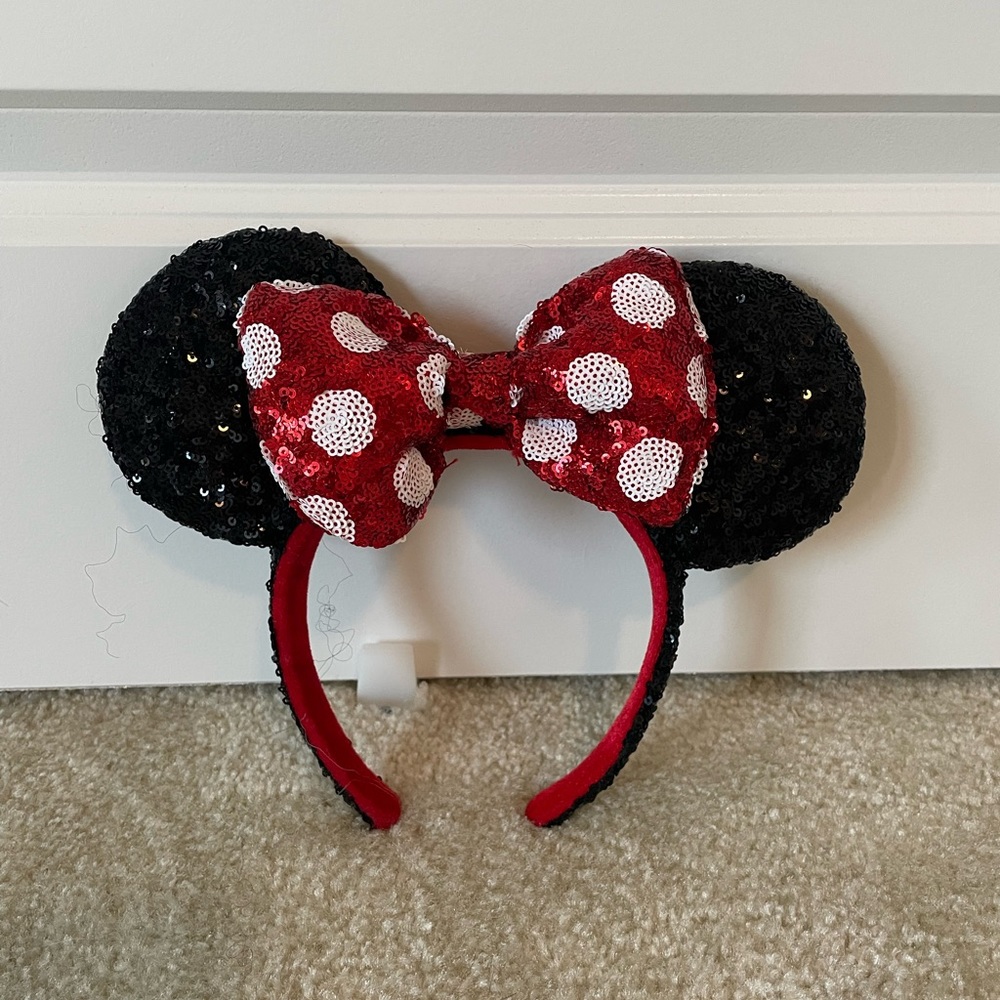Disney Sparkle Polka Dot Minnie Ears